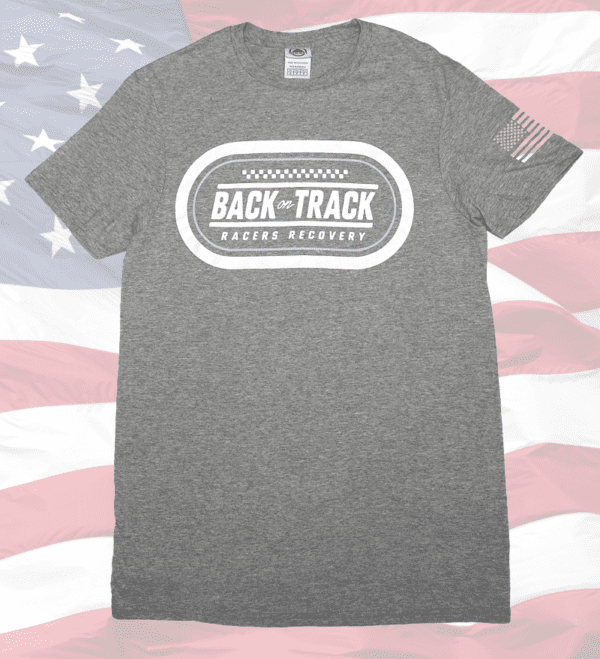 Back on Track Logo T-Shirt (Light Gray)