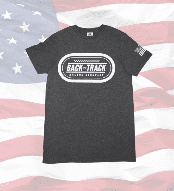 Back on Track Logo T-Shirt (Steel)