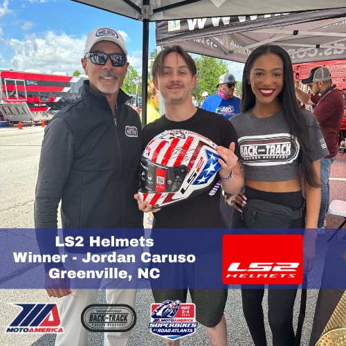 LS2 Helmets Loris Baz Signature Helmet Winner @ Road Atlanta MotoAmerica